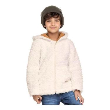 Imagem de Jaqueta Infantil Menino Urso Inverno Fleece Plush Inverno Trick Nick -