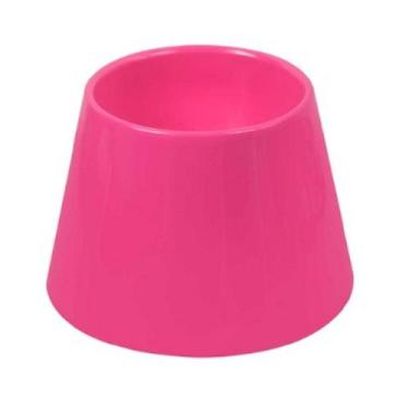 Imagem de Comedouro E Bebedouro Alto Cães Médio Grande Pet Games, Rosa, P