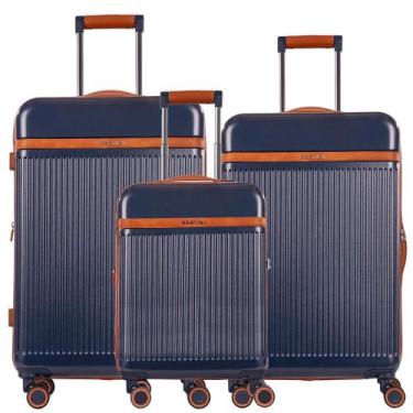 Imagem de Kit Mala de Viagem Bordo 4 Rodas Frasqueira Royale Sestini