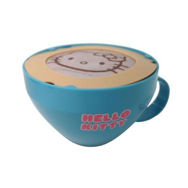 Imagem de Xicara Cappuccino Hello Kitty Azul FUN F0142-3