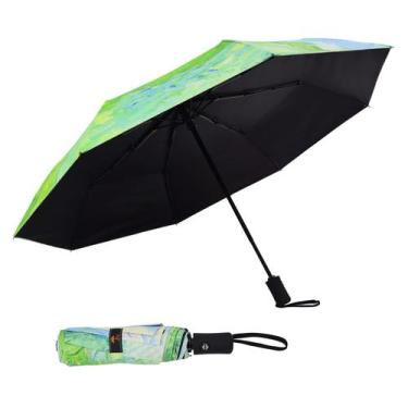 Imagem de Guarda-chuva de viagem SY COMPACT à prova de vento automático verde
