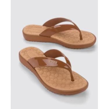 Imagem de SANDALIA Plataforma Beatriz Azaleia 19302, Marrom pecan, 37