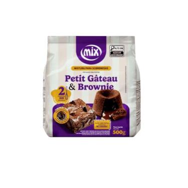 Imagem de Mistura para Brownie e Petit Gateau Chocolate 500g Sabor Intenso Mix