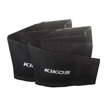 Imagem de Caneleira Tornozeleira 6kg para Fortalecimento Muscular com Costuras Reforçadas Preto Kikos