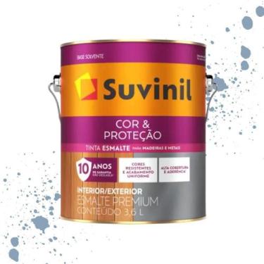 Imagem de Esmalte Cor E Proteção Brilhante Azul Del Rey Suvinil 3,6L - SUVINIL C