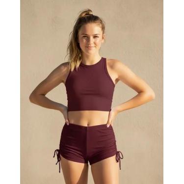Imagem de Shorts Bionda Sunquíni Juvenil Calcinha Moda Praia Regulagem Sunga Fem