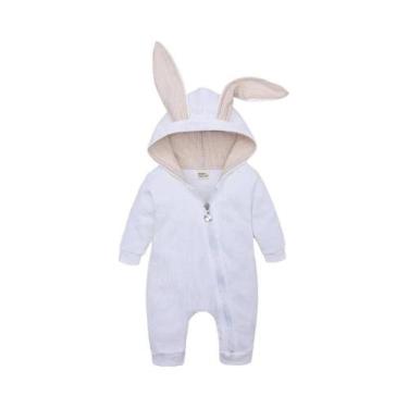 Imagem de Macacão Com Capuz Para Bebê Panda, 0-36 Meses, Macacão De Inverno, Pij