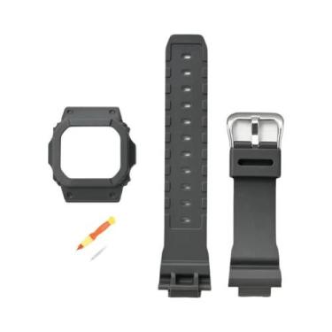 Imagem de Pulseira De Resina E Borracha Masculina Para Relógio Casio G-Shock DW-