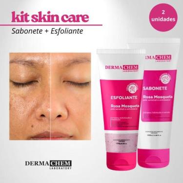 Imagem de Limpeza Facial Sabonete + Esfoliante - Rosa Mosqueta Dermachem