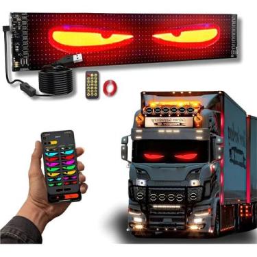 Imagem de Anjo Olho Caminhão Programável Led Display - GENERICA