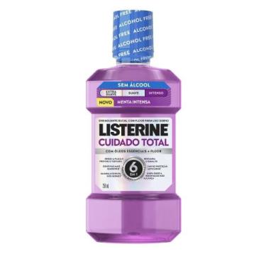 Imagem de Enxaguante Bucal Listerine Cuidado Total Sem Álcool Menta Intensa 250m