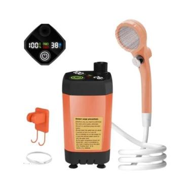 Imagem de Kit De Chuveiro Para Camping Ao Ar Livre Com Display Digital Ajustável