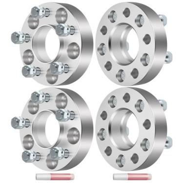 Imagem de Espacadores de Roda ECCPP 5x4.5 32 mm  4 unidades + Porcas de Fixação