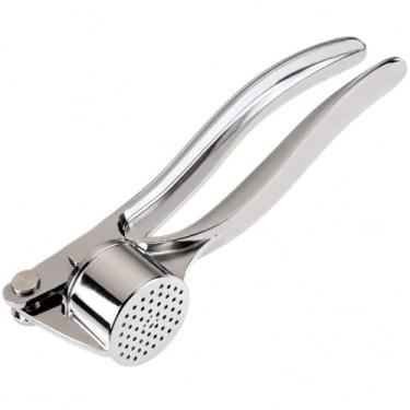 Imagem de Espremedor de Alho Inox em Aço Inoxidável Amassador e Triturador Manual Resistente e Fácil de Limpar