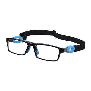 Imagem de YIJU Óculos profissionais de, óculos de proteção anticolisão e nevoeiro Óculos de segurança para tênis, azul