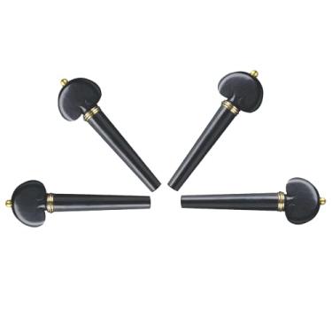 Imagem de Kit de Cravelhas em Ébano Heart Gold Violoncelo 4/4