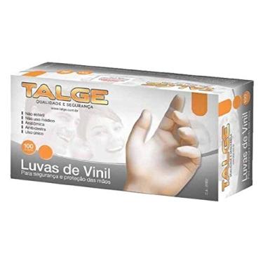 Imagem de LUVA DE VINIL TAMANHO G SEM PO NAO CIRURGICO / 100UN / TALGE