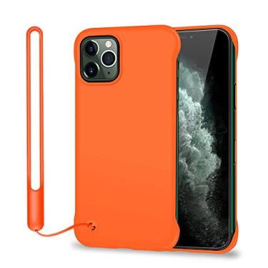 Imagem de Capa de telefone fina para iphone 11 pro max pc capa verde para iphone 8 7 6 6 s plus xr xs max x com cordão, laranja, para iphone 11 pro