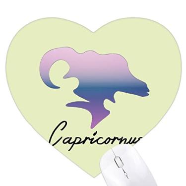 Imagem de Mousepad Insist Diligence Taurus Art Deco moderno coração tapete de borracha para escritório