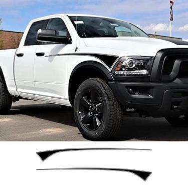 Imagem de MVMTVT Adesivos laterais para Dodge Ram Truck Graphic Retro Fender Hockey Stick Stripes Decor Vinyl Cover Auto Accessories