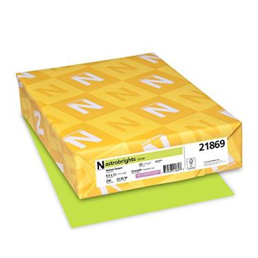Imagem de Cartolina colorida Astrobrights, peso da capa de 29,5 kg, 21 x 28, verde vulcano, pacote com 250