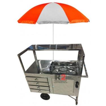 Imagem de Carrinho de Tapioca em Inox Profissional 66419