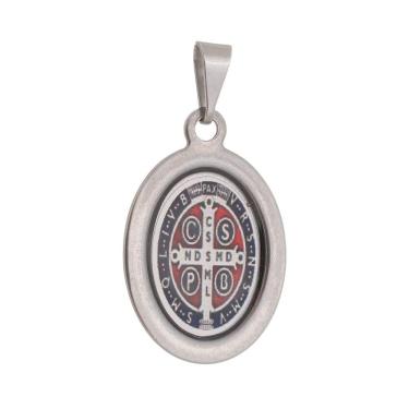 Imagem de Medalha de São Bento em inox para Cadeia de Consagração
