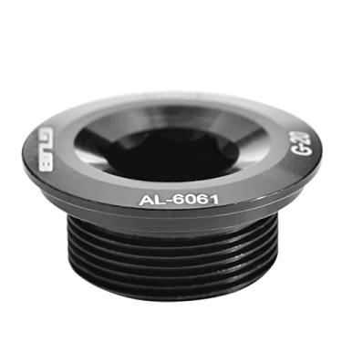 Imagem de parafusos de braço de manivela de cabeça hexagonal de bicicleta,Parafusos de braço de manivela, parafuso de fixação de manivela de liga de alumínio(Black)