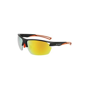 Imagem de Columbia Men's Sunglasses BARLOW BASIN - Matte Black & Orange with Polarized Revo Orange Lens