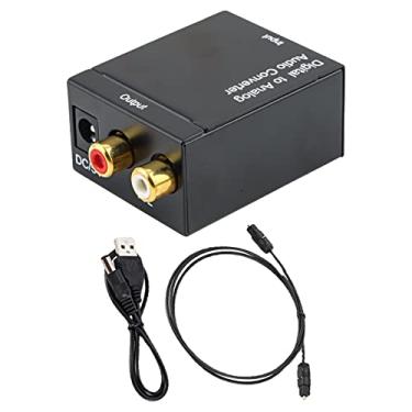 Imagem de Adaptador de áudio Coaxial Toslink Digital para analógico conversor de áudio baixo consumo para estrutura de treinamento