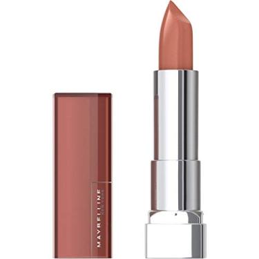 Imagem de Maybelline Color Sensational Lipstick, Lip Makeup, Cream Finish, Hydrating Lipstick, Nude, Pink, Red, Plum Lip Color, Double Shot, 0.15 oz. (Packaging May Vary)