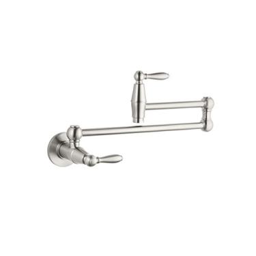 Imagem de Pfister GT533-TDS Torneira de enchimento de panela montada na parede, aço inoxidável