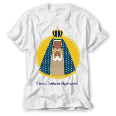 Imagem de Blusa Nossa Senhora Aparecida Camiseta Intercessora - Vidape