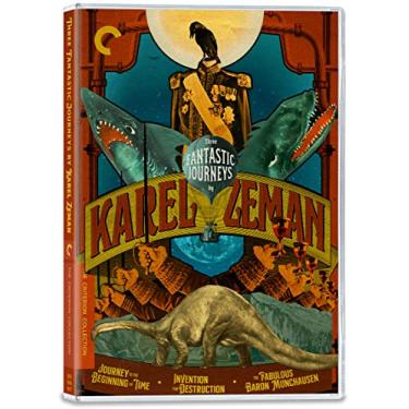 Imagem de Three Fantastic Journeys by Karel Zeman (Journey to the Beginning of Time/Invention for Destruction/The Fabulous Baron Munchausen)(The Criterion Collection)