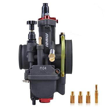 Imagem de Carburador de motocicleta NIBBI de desempenho de corrida de 34 mm 300 CC Carburador PWK34 Carburador de Jato de Energia 34 mm com Jatos de Carburador Serve para YAMAHA KAWASAKI SUZUKI Dirt Bike Mini Bike SSR TTR Apollo TaoTao ATV GY6