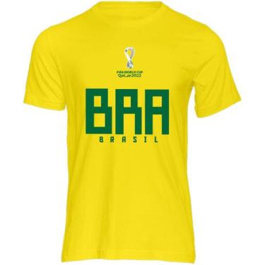Imagem de Camiseta Do Brasil Torcedor Copa Do Mundo Camisa Brazil - Salve Cruz