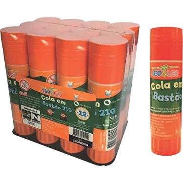 Imagem de Cola em Bastao Leo&Leo 21g , Pacote com 12 Leonora, Multicor