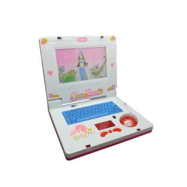 Imagem de Laptop Infantil Com Sons Músicas E Animações Princesas