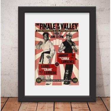Imagem de Quadro Karate Kid 46x56cm Paspatur+ Vidro Q37