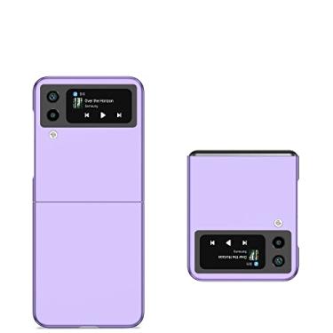 Imagem de Capa antiderrapante confortável anti-riscos para Samsung Galaxy Z Flip 4 5G Flip4 Flip3 Flip 3 Capa antiderrapante para Samsung Z Flip4, roxo, para Samsung Z Flip 3