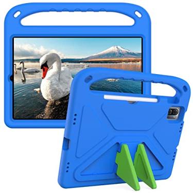 Imagem de Capa protetora para tablet Estojo infantil compatível com Xiaomi Pad 5, suporte de alça leve à prova de choque para crianças Estojo protetor adequado para crianças Estojos para Tablet PC (Color : Blu