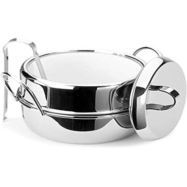 Imagem de Balde Térmico para Gelo com Tampa e Pinça 1L Alças Niqueladas – Forma Inox