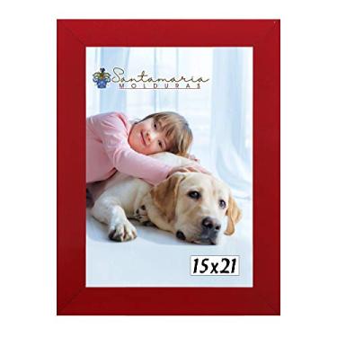 Imagem de Moldura Porta Retrato 15X21 Vermelho