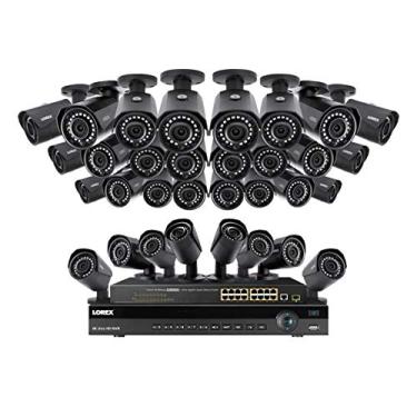 Imagem de Sistema de segurança Lorex 32 Canal 4MP 4K NR9326 6 TB HDD 32 4MP LNB4421B Bala Câmeras com visão de cores noite