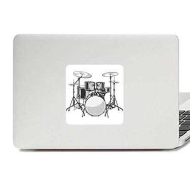 Imagem de Kit de bateria musical de música com decalque ilustrado de energia vinil paster laptop decoração PC