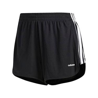 Imagem de Adidas 3-Stripe Climalite Knit Short, Black/White, Medium