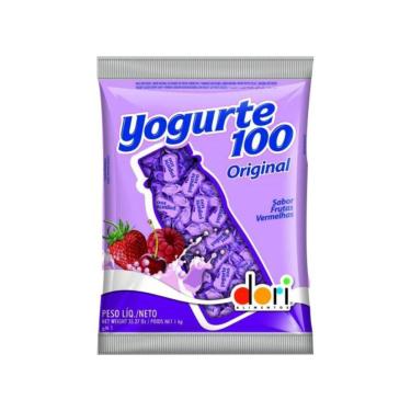 Imagem de Bala Yogurte 100 Frutas Veremelhas Dori 600g