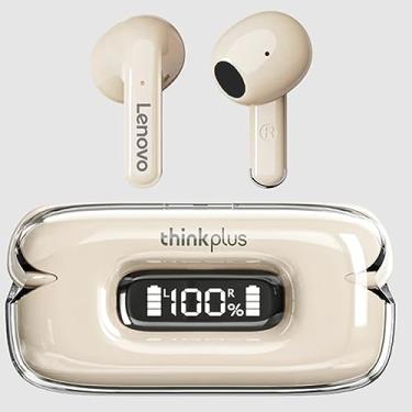 Imagem de Fone De Ouvido Sem Fio TWS Bluetooth 5.1 À Prova D'água Fones Com Microfone, Estéreo Hifi Sem Fio Fones de Ouvido Estéreo com Mini Estojo de Carregamento Sem Fio Bege