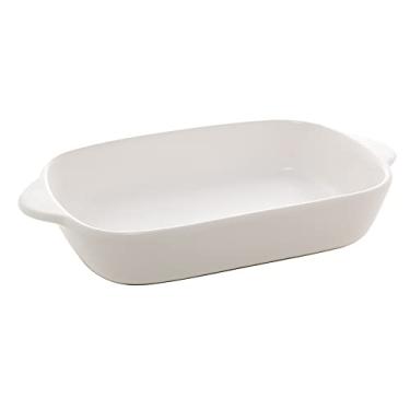 Imagem de Travessa de Porcelana Nórdica Wolff 24x14x5cm Branco