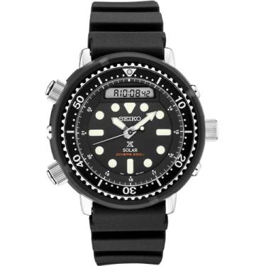 Imagem de Seiko Relógio masculino SNJ025 Prospex preto 47,8 mm aço inoxidável